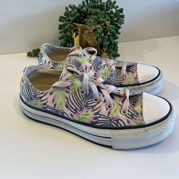 Converse CTAS Eva Lift OX Platform Low Sneakers size Kids 4. - Picture 9 of 9